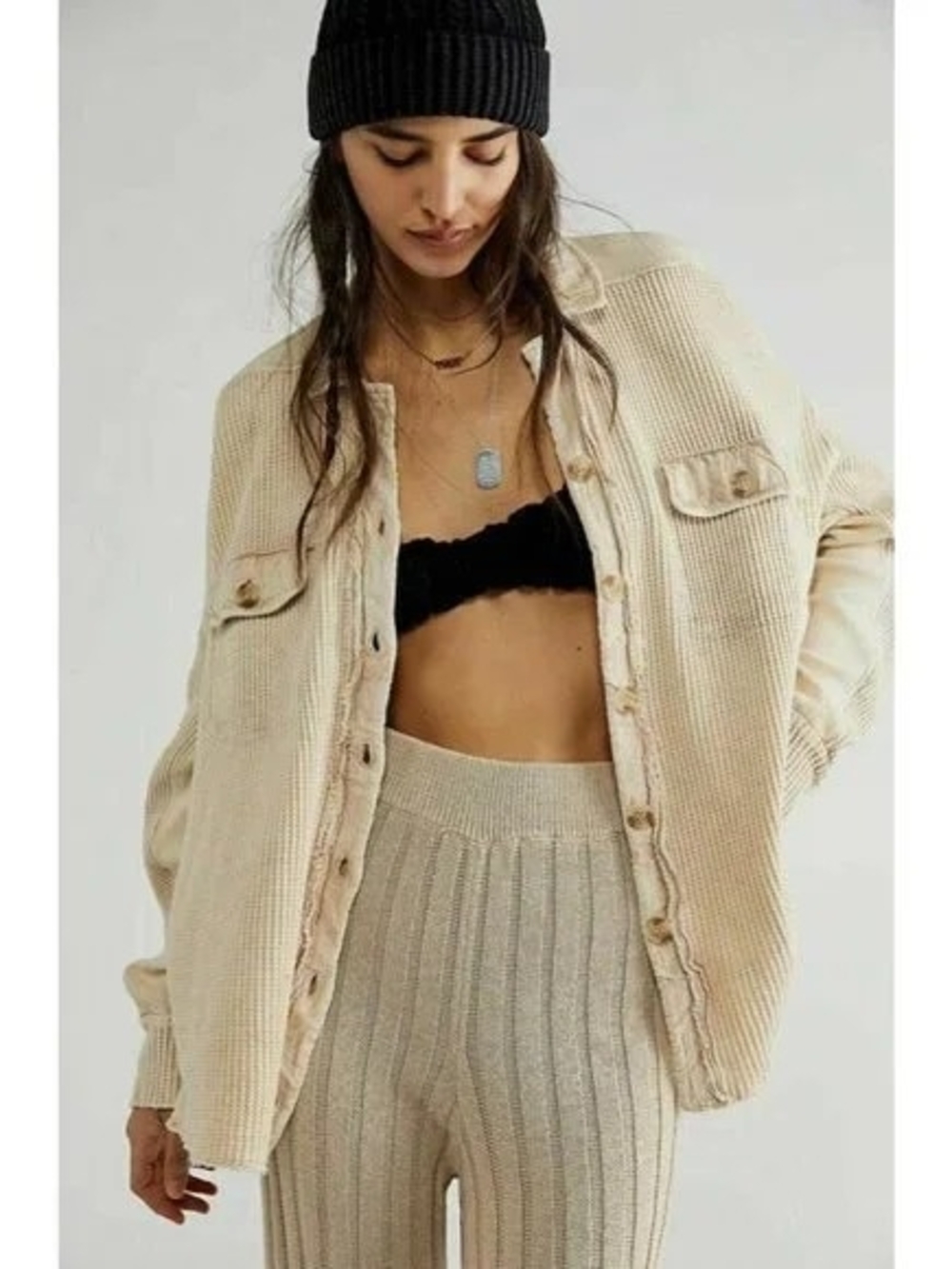 Free People One Scout Jacket - Sand XS NWT